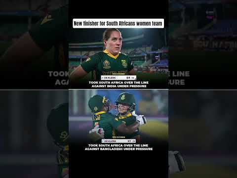 Nadine de Klerk has won South Africa two back-to-back matches ☑️ #nadinedeklerk #cricket #sawvsbenw