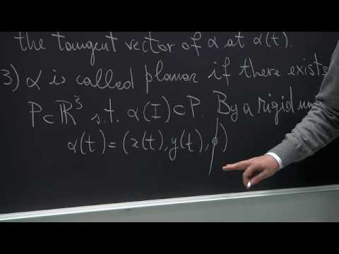 Differential Geometry Lecture 01 by Claudio Arezzo