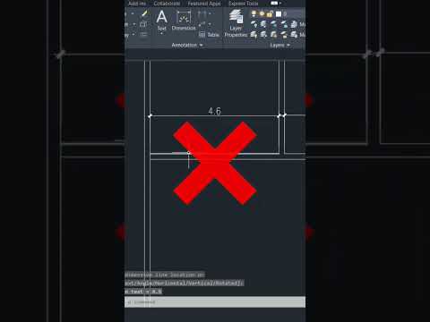 Shortcut command for dimension
