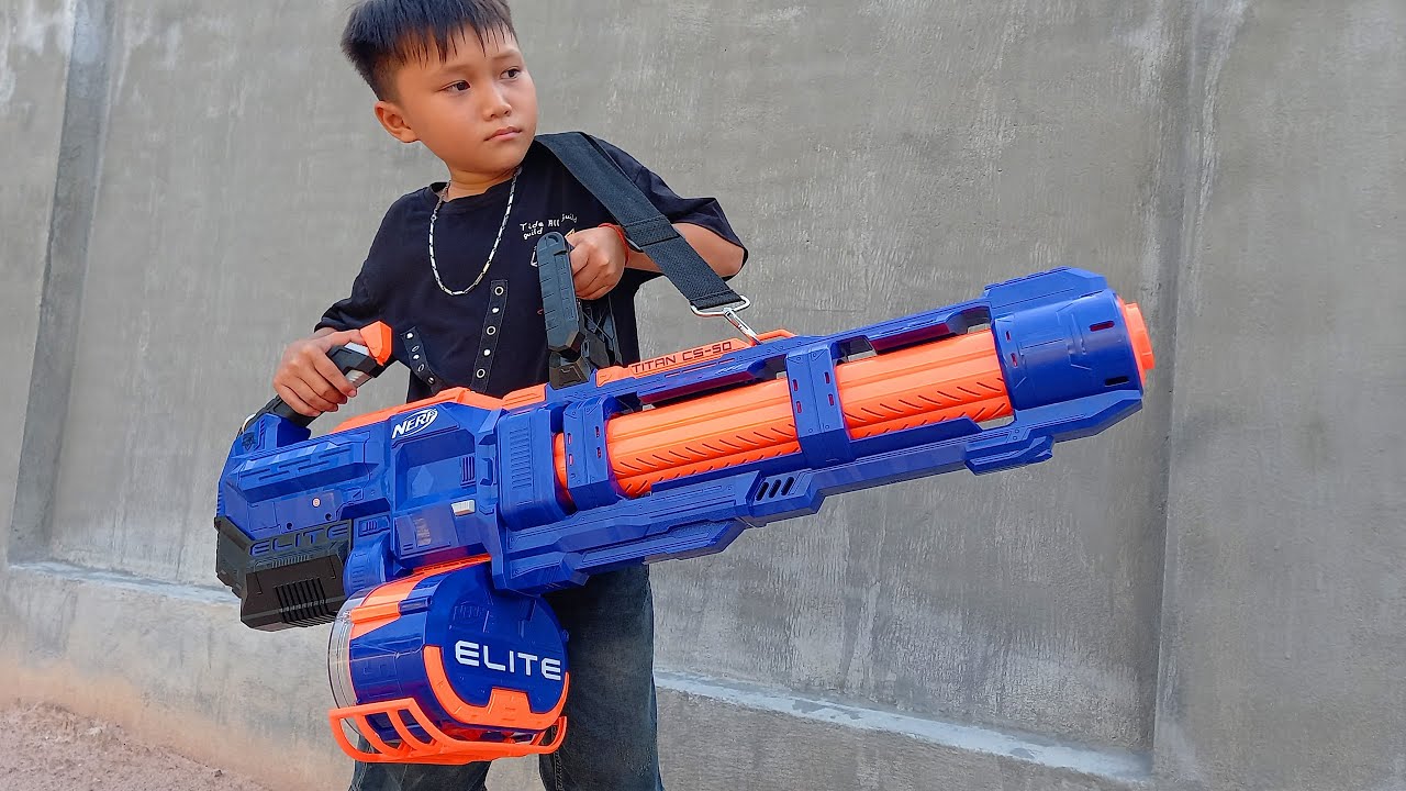 NERF GUN: Đại Chiến Con Quay & Siêu Súng 🎯