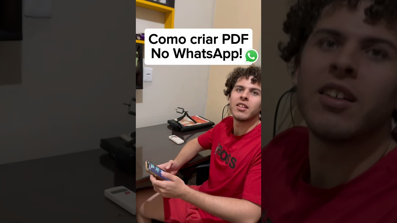 Como criar PDF pelo WhatsApp! Simples e fácil ✅