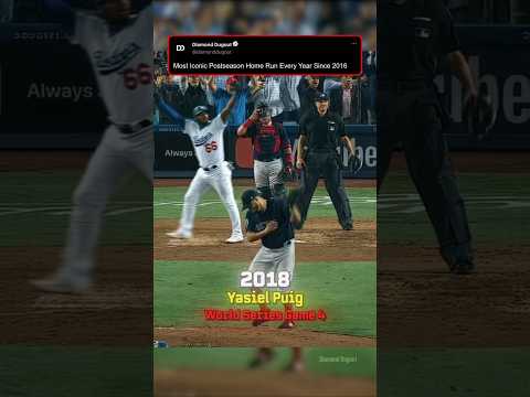 Most Iconic Home Run from each MLB Postseason since 2016