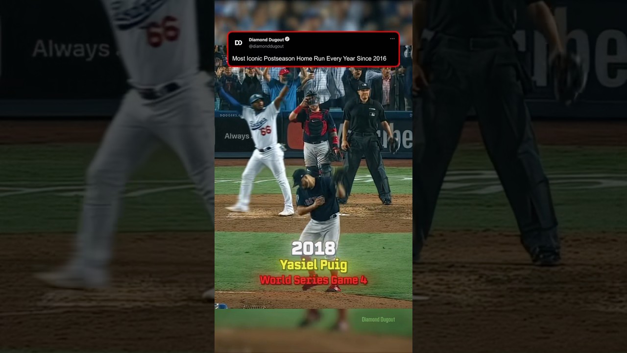 The Most Iconic Postseason Home Runs in MLB Since 2016 ⚾