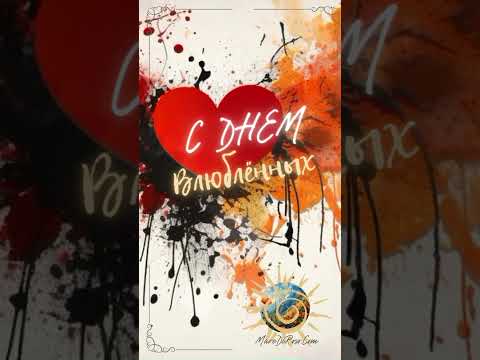 Музыкальное поздравление на день Влюбленных, день святого Валентина