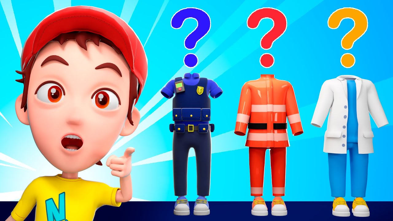 Kids Song: Where Is My Police Officer Uniform? 👮 | Fun Nursery Rhyme by Nomad Kids