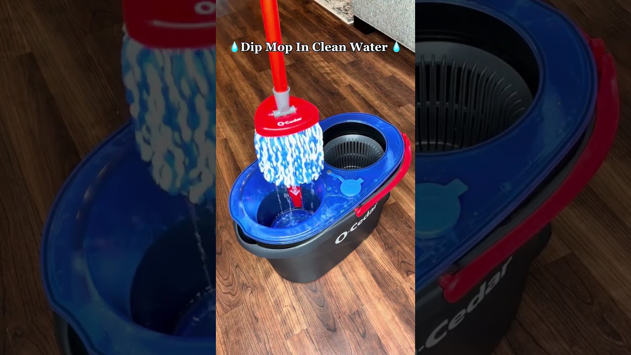 Step-by-Step Guide to Using Your Ocedar RinseClean Easy Wring Spin Mop 🧹
