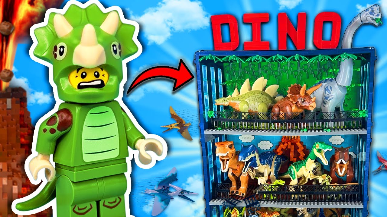 LEGO Dinosaur Skyscraper Challenge π¦