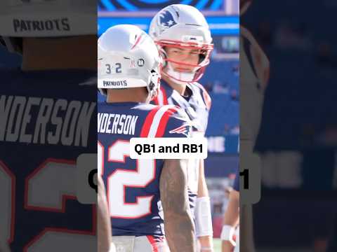 Drake Maye and TreVeyon Henderson getting ready to go