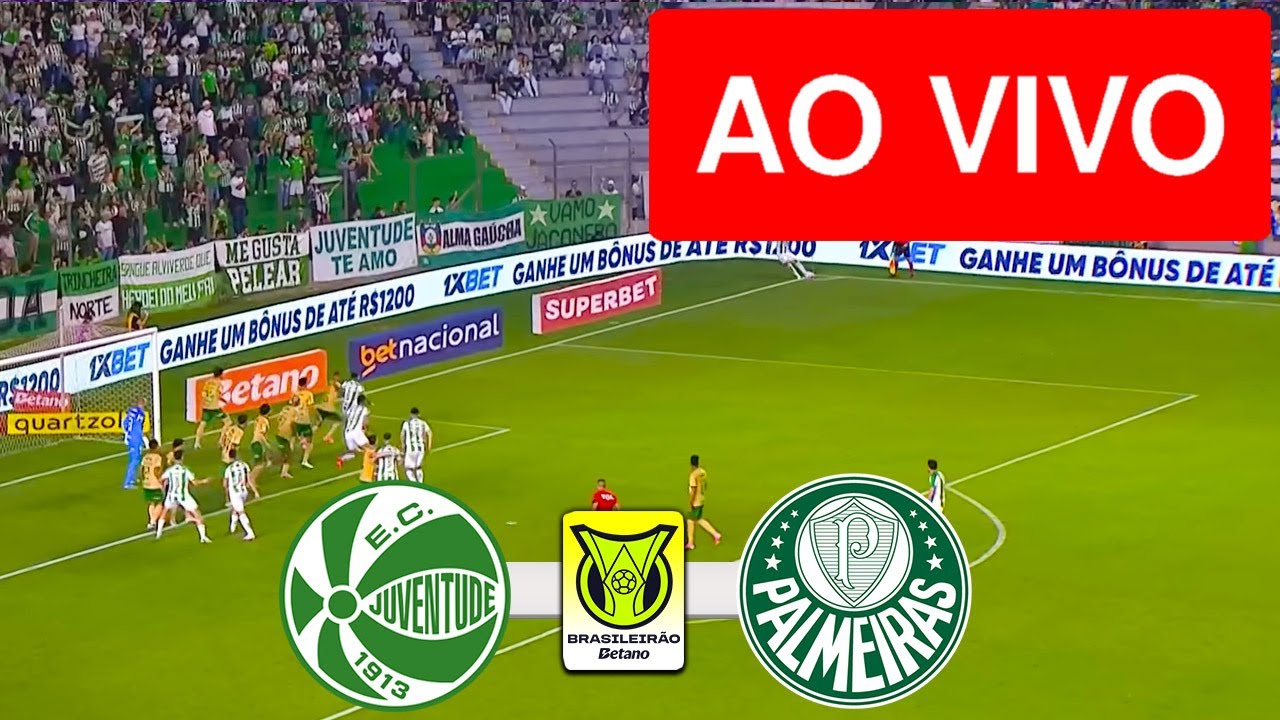 Juventude x Palmeiras AO VIVO: Assista aos Gols e Destaques da 31ª Rodada do Campeonato Brasileiro 2025 ⚽