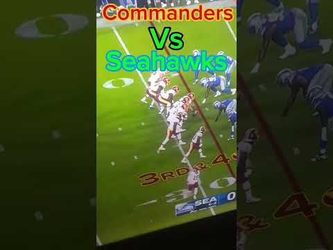 Commanders Vs Seahawks On Sunday Night Football!!!🏈 NFL Week 9