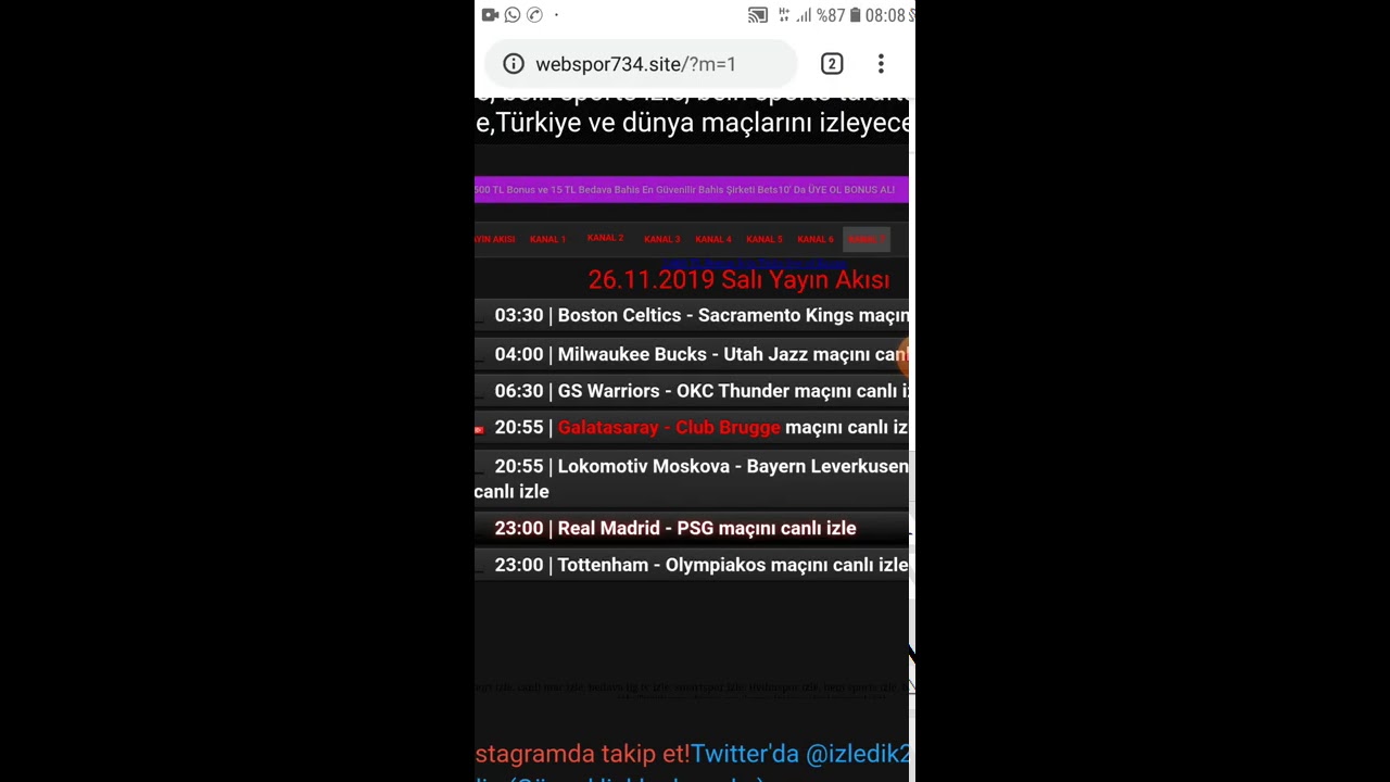 Galatasaray - Club Brugge Maçı Nasıl İzlenir? TaraTarium24 ve Webspor734 ile HD Yayın 📺