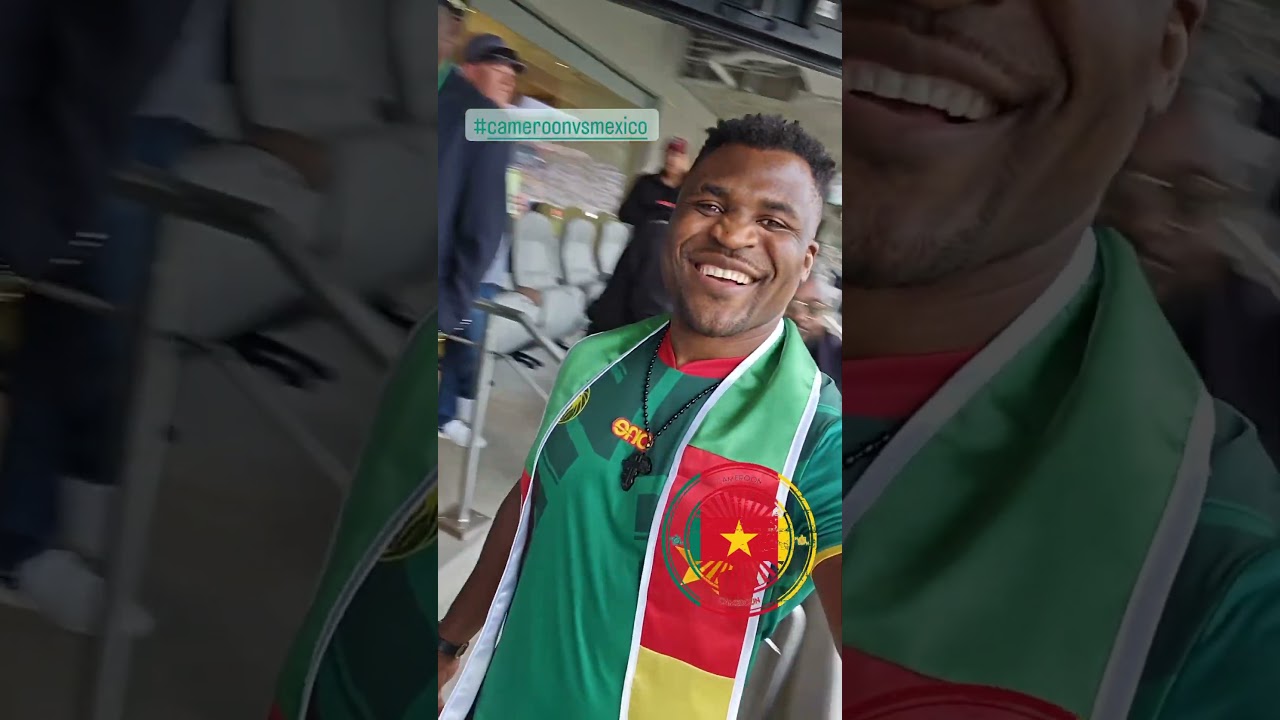 Ngannou fière de soutenir les Lions contre le Mexique 🦁
