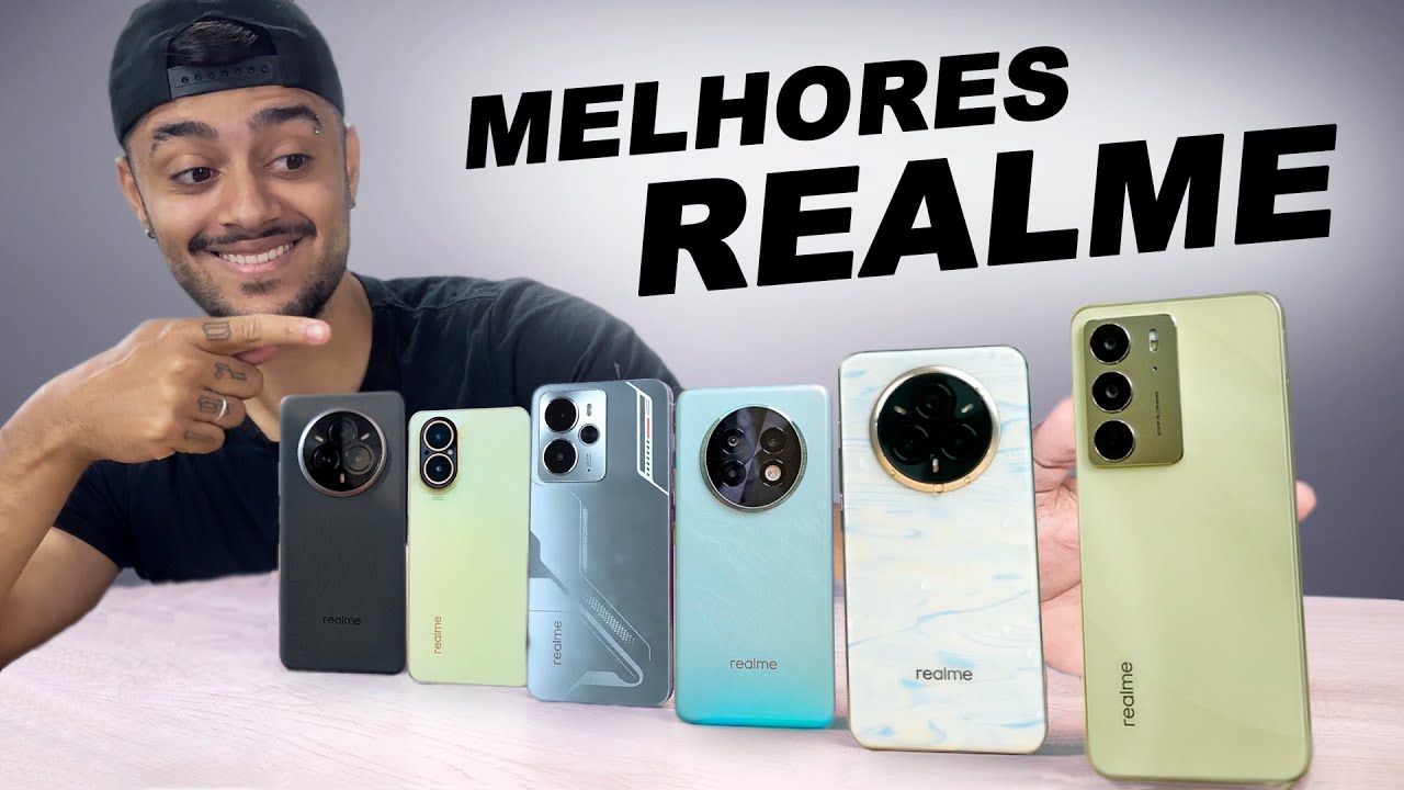 Top 5 Celulares Realme: Do Barato ao Premium 📱