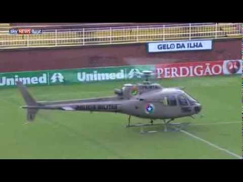 شغب عنيف في مباراة برازيلية