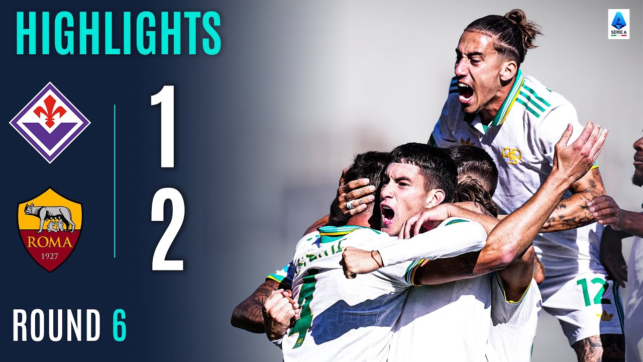 Fiorentina vs. Roma 1-2: Dramatic Comeback with Soulé and Cristante's Goals ⚽️ | Serie A 2025/26 Highlights