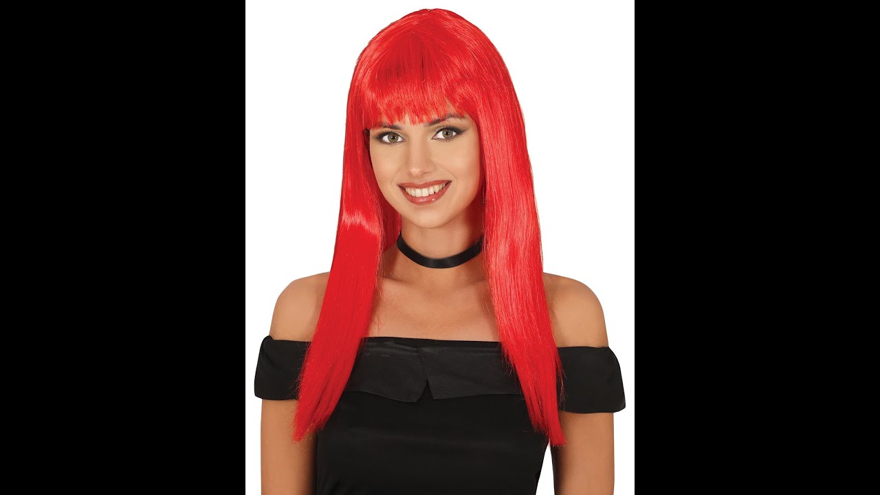 Peluca Fiestas Guirca - Ref. 4461, Melena Roja 🔴