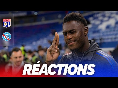 Moussa NiakhatĂ© aprĂšs OL - RC Strasbourg : "Aujourdâhui, câest la plus belle des victoires"