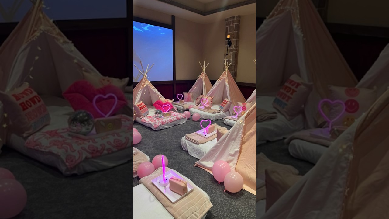 TEEPEE PREPPY SLEEPOVER PARTY