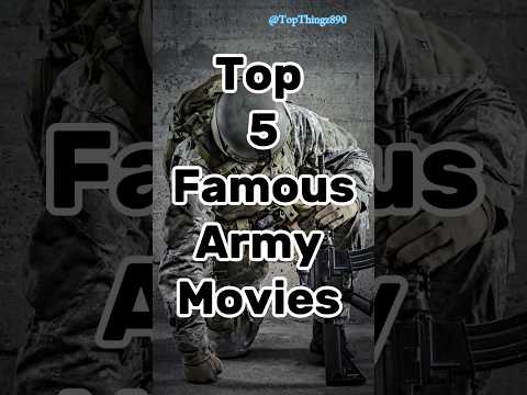 Top 5 most  famous army movies #trending #army #soldier #best #top #top10 #movie #commando