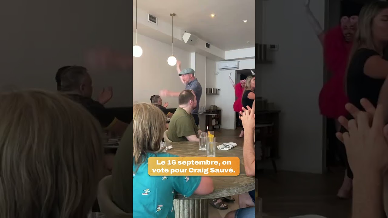 Le 16 Votez pour Craig Sauvé le 16 septembre – Votre voix compte! 🗳️