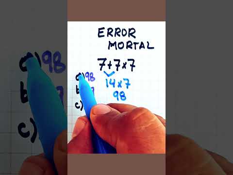 Error Mortal #matematicas #algebraicamente #maths #exponenciales #youtubeshorts #algebra #mathema