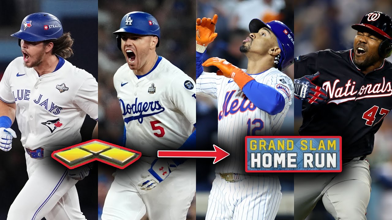 The most DRAMATIC Postseason grand slams of this century! (Addison Barger, Freddie Freeman, MORE!)