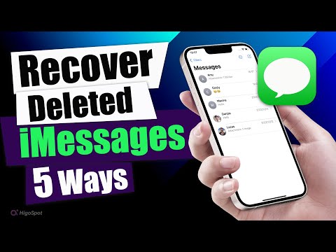 5 Ways to Recover Deleted iMessages on iPhone without Backup, from iCloud backup & iTunes Backup
