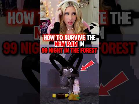How To “SURVIVE” The NEW RAM in 99 NIGHTS IN THE FOREST on ROBLOX! 🐏