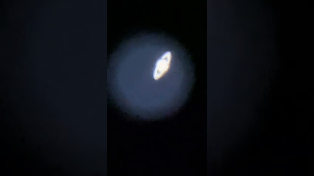 Saturn Live View Through My Telescope 🌌