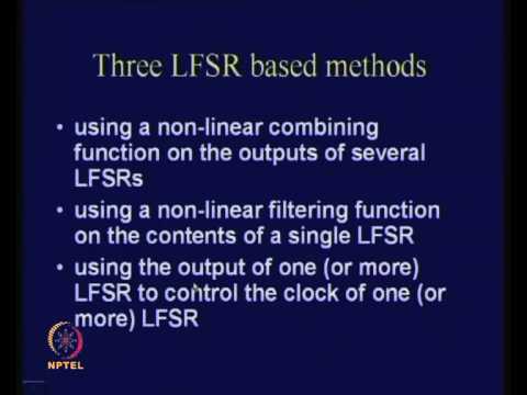 Stream Ciphers (Contd...2)