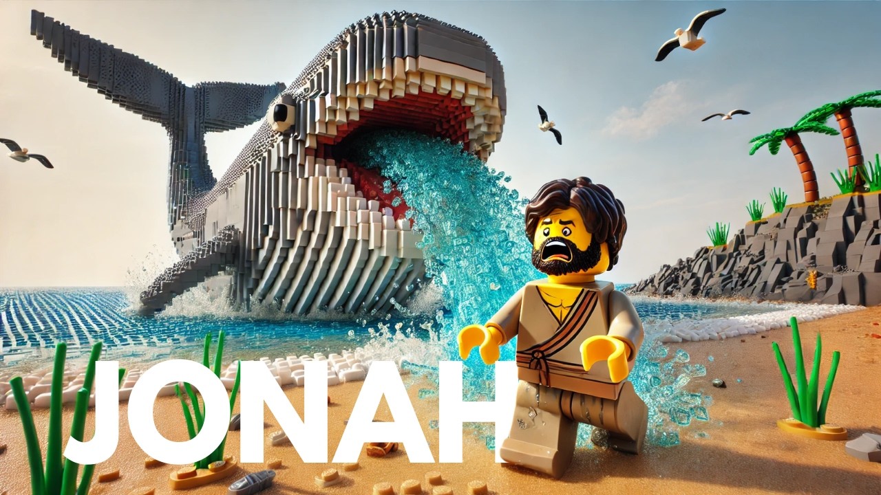LEGO Jonah & The Whale Bible Story 🐋