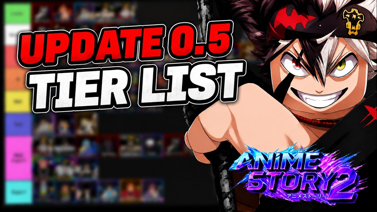Top Black Clover Update 0.5 Tier List in Anime Story 2 🎮