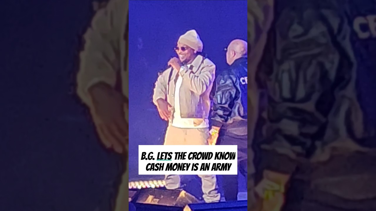 B.G. Sparks Cash Money Reunion at Amalie Arena 🎤