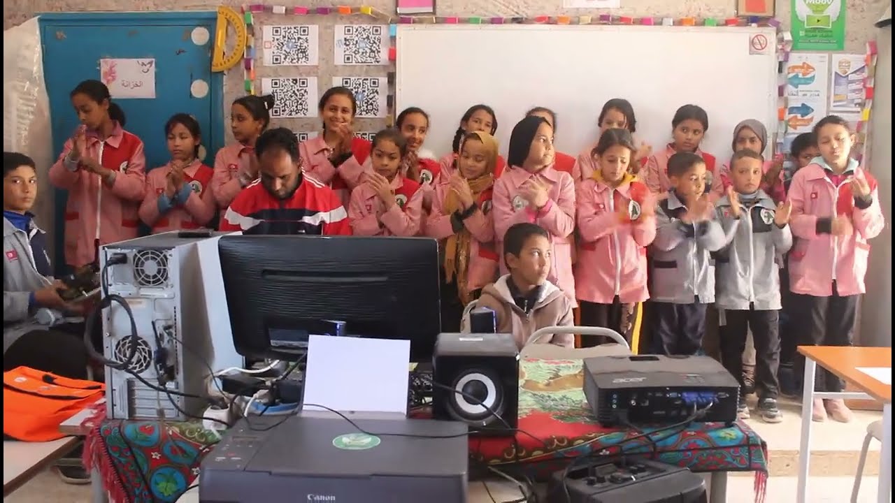 كورال مدرسة بئر الشارف كوكتال التونسي 🎶