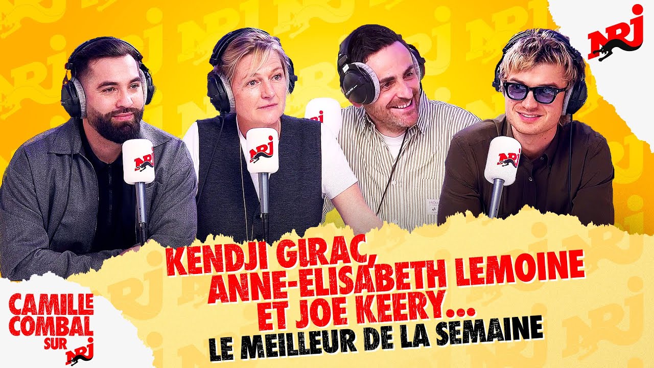 Joe Keery, Kendji et Anne-Élisabeth Lemoine - Le meilleur de la semaine de Camille Combal sur NRJ
