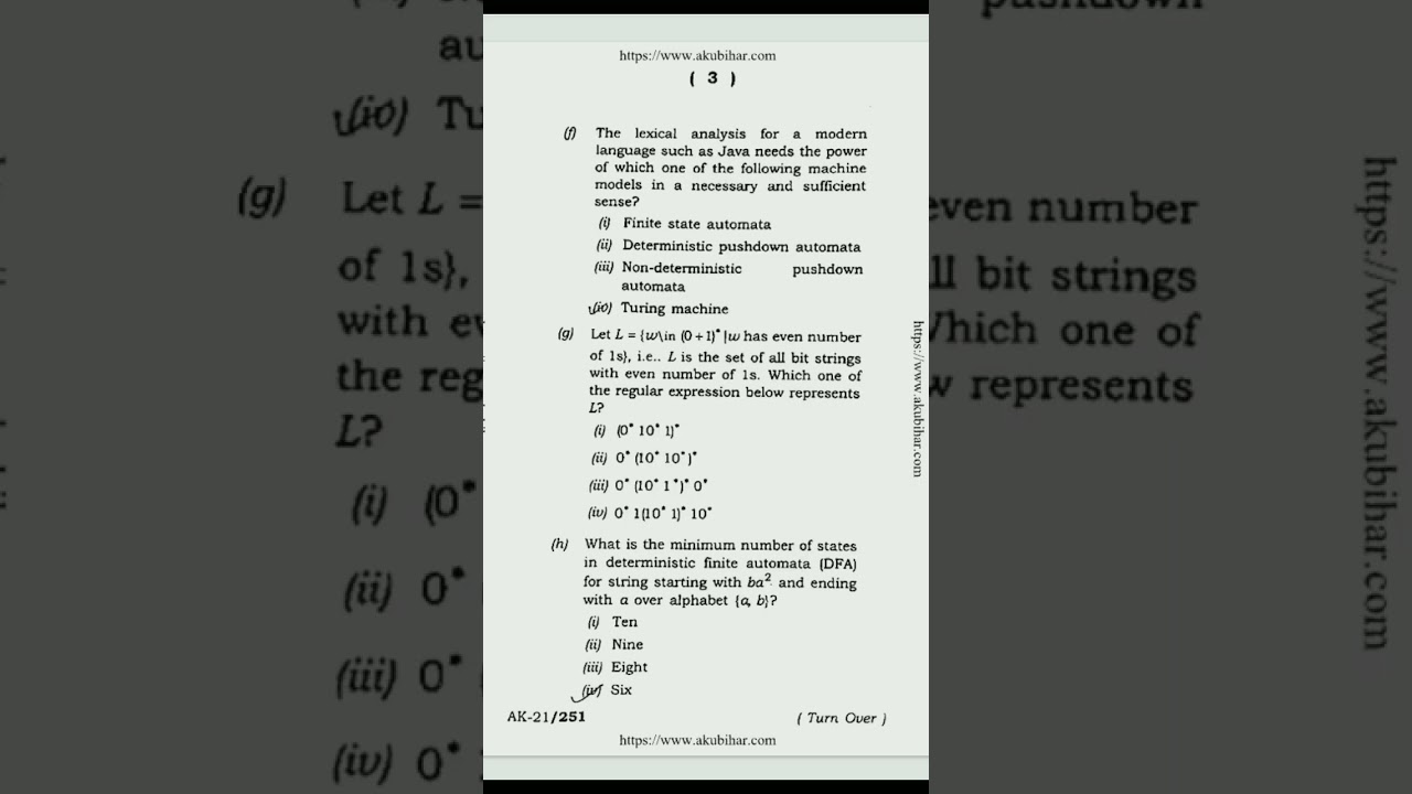 Master Automata & Formal Languages in 2020 | B.Tech Shorts π