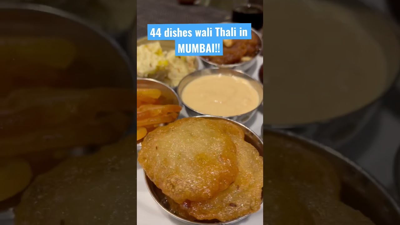 44 Dishes Dara Singh Thali in Mumbai! 🍽️