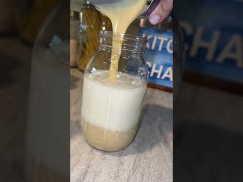 🥛☕ Homemade 3-Ingredient Coffee Creamer!So easy, so creamy, and way better than store-bought 😍