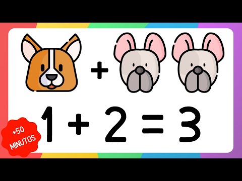 Como aprender a fazer contas | Matemática para crianças | Problemas de adição simples | Continhas