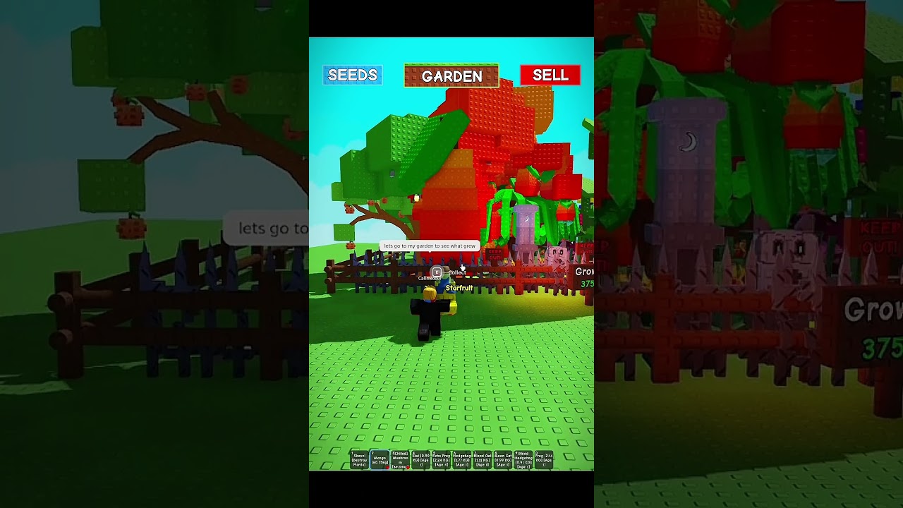 Tricked Him with Fake Fruit in Grow A Garden π