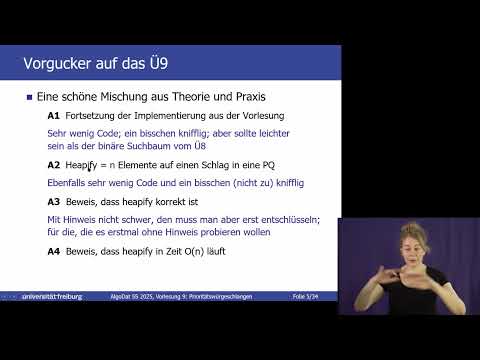 Algorithmen und Datenstrukturen im SS 2025, Vorlesung 09