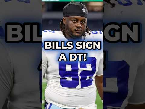 🚨BILLS SIGN A DT + Injury Report For Week 9 vs. Chiefs #bills #nfl #shorts