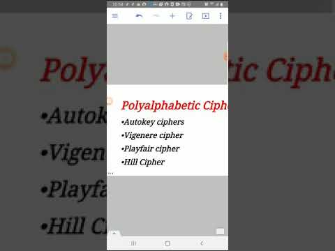 Polyalphabetic substitution autokey cipher in network security and cryptography
