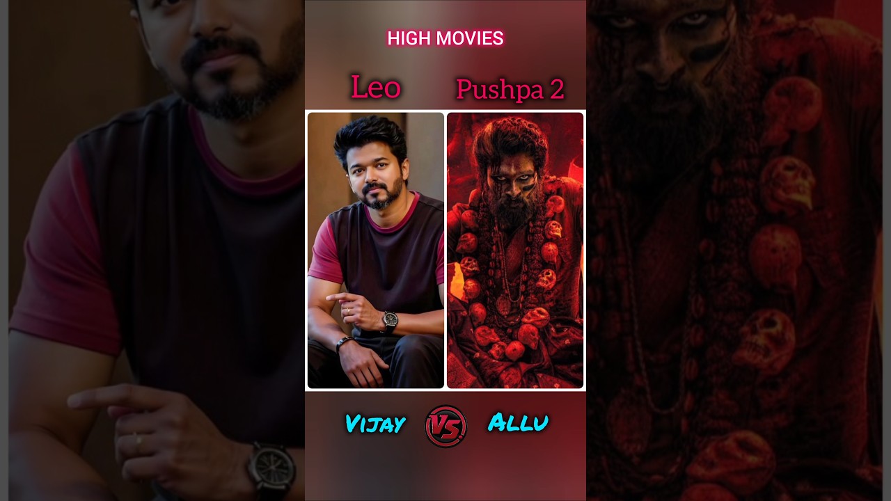 Epic Showdown: Leo vs Pushpa 2 🔥 | Blockbuster Clash!