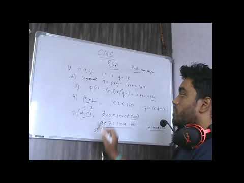 CNS- Cryptography, GCD, Extended Euclidean inverse modulo, Hill Cipher, RSA algorithm