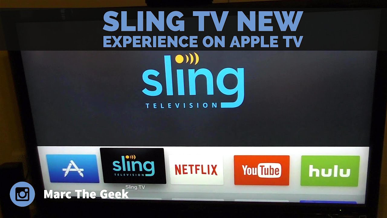 Sling TV New Experience on Apple TV