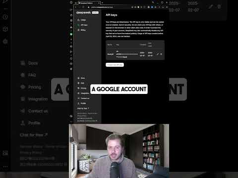 DeepSeek API Key FREE – Unlock It in Just 20 Seconds!