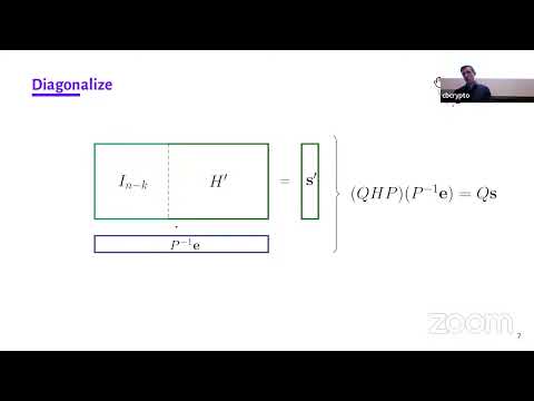 INVITED TALK: Evaluating the security of code-based systems -- Andre Esser