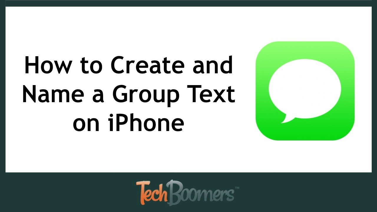 Create & Name Group Text on iPhone 📱