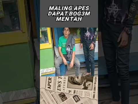 MALING APES BERHASIL  DITANGKAP WARGA #shorts #viral